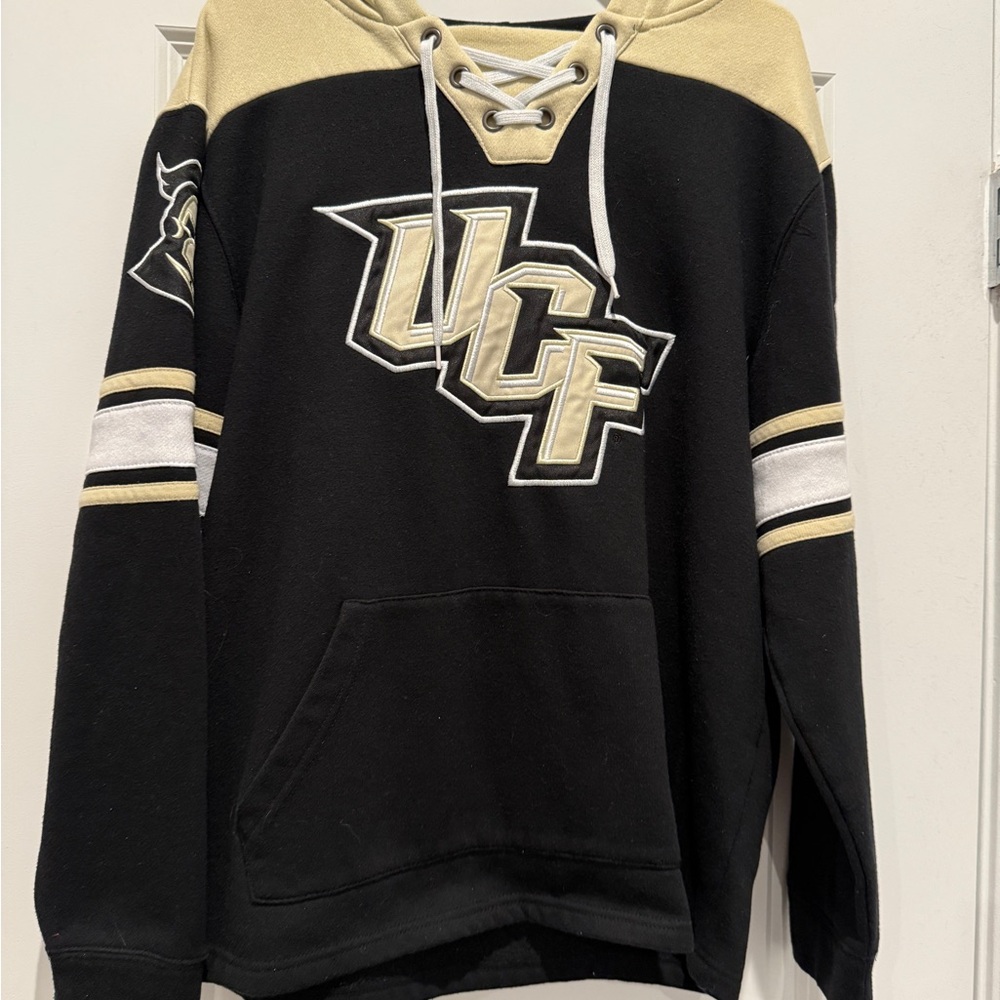 Colosseum Black and Gold UCF Hoodie